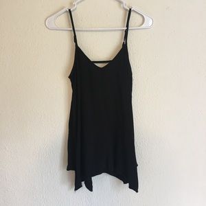 Flowy Black Tank